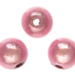 Miracle 3D kralen, Acryl,  8mm, Roze, 50 st