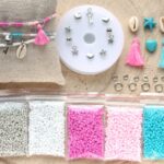 DIY startpakket armbandjes (2mm kraal), Zilver, roze, turquoise