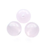 Ronde kristalglas kraal,  6mm, Roze, 100 st