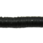 Katsuki kralen,  6mm, Zwart, 390 st