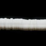 Katsuki kralen,  6mm, Wit, 390 st