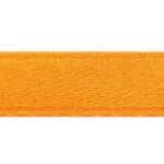 Satijn lint,  7mm, Oranje, rol van 22,5 meter, 1 st