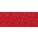 Satijn lint,  7mm, Rood, rol van 22,5 meter, 1 st